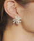 リボンフラワービジューピアス